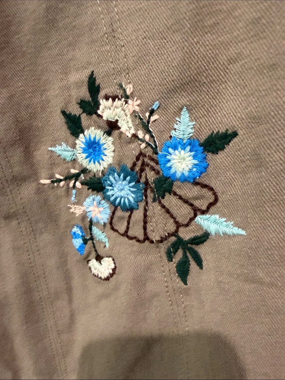 Free People Strada Embroidered Top.  NWOT